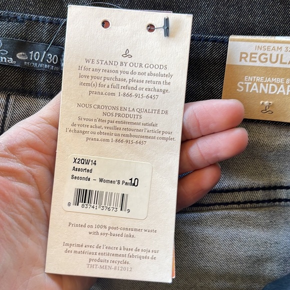 Prana dark wash straight leg jeans - Picture 5 of 7